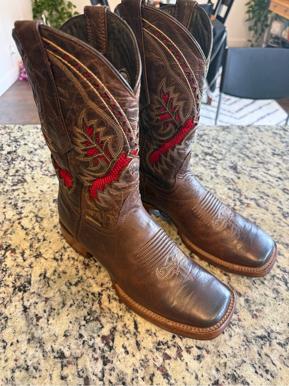 Men’s Texas Country Cowboy Boots. Size 9.